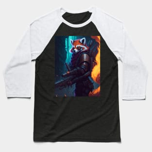 Flame-Forged Paws Baseball T-Shirt